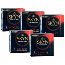 Prezerwatywy SKYN Intense Feel 15 szt. (5 opakowań po 3 szt.)