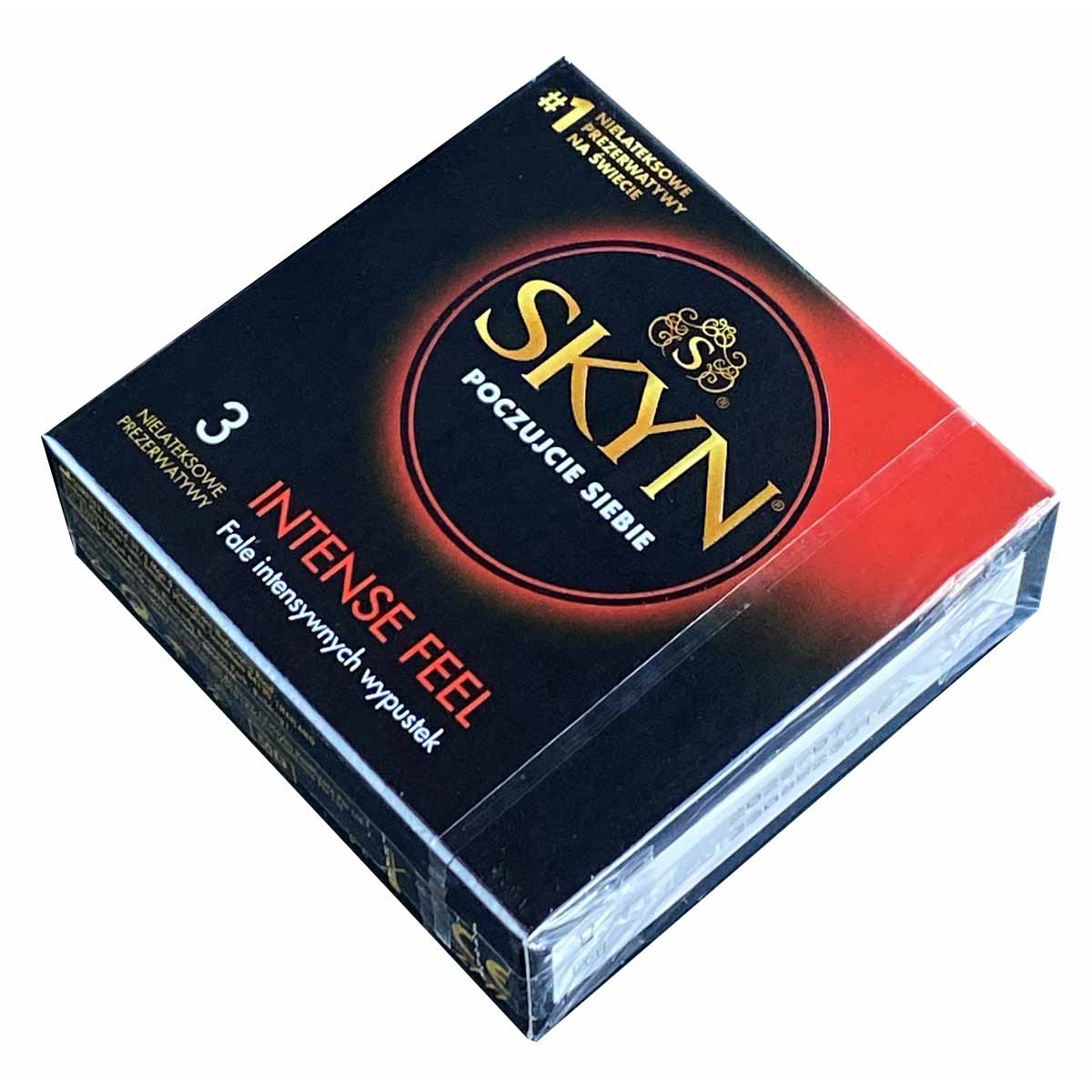 Презервативы SKYN Intense Feel точечные безлатексные 15шт (5 пачек по 3шт)