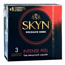 Prezerwatywy SKYN Intense Feel punktowe bez lateksowe 3 szt.