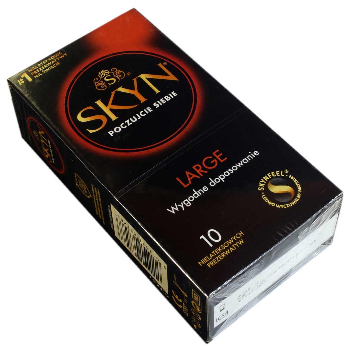 Prezerwatywy SKYN Large, bez lateksu, 10 sztuk
