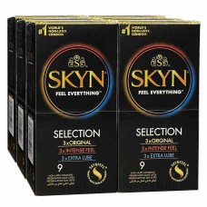 Prezerwatywy SKYN SELECTION 54 szt. (6 opakowań po 9 szt.)