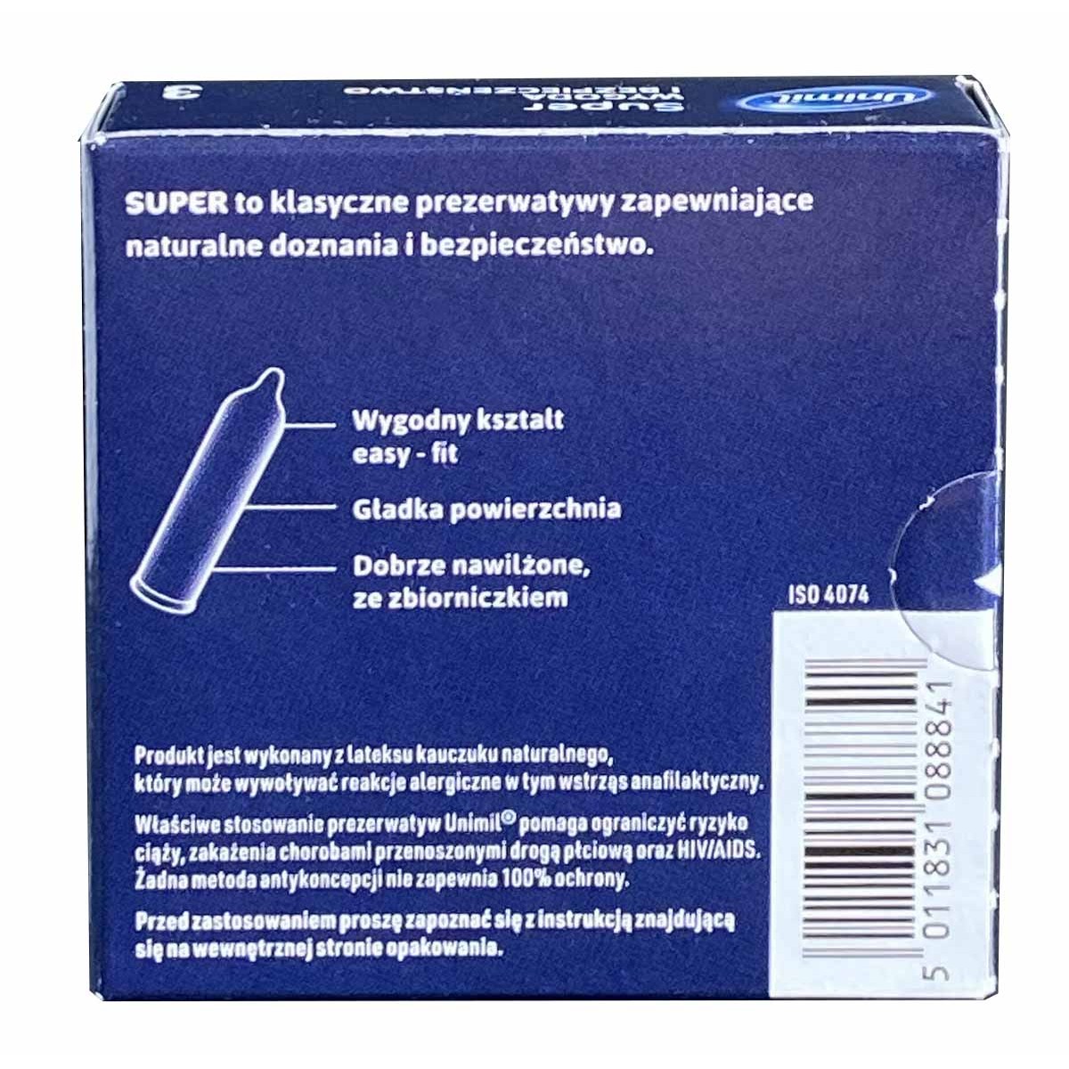 Презервативы UNIMIL Super 3шт
