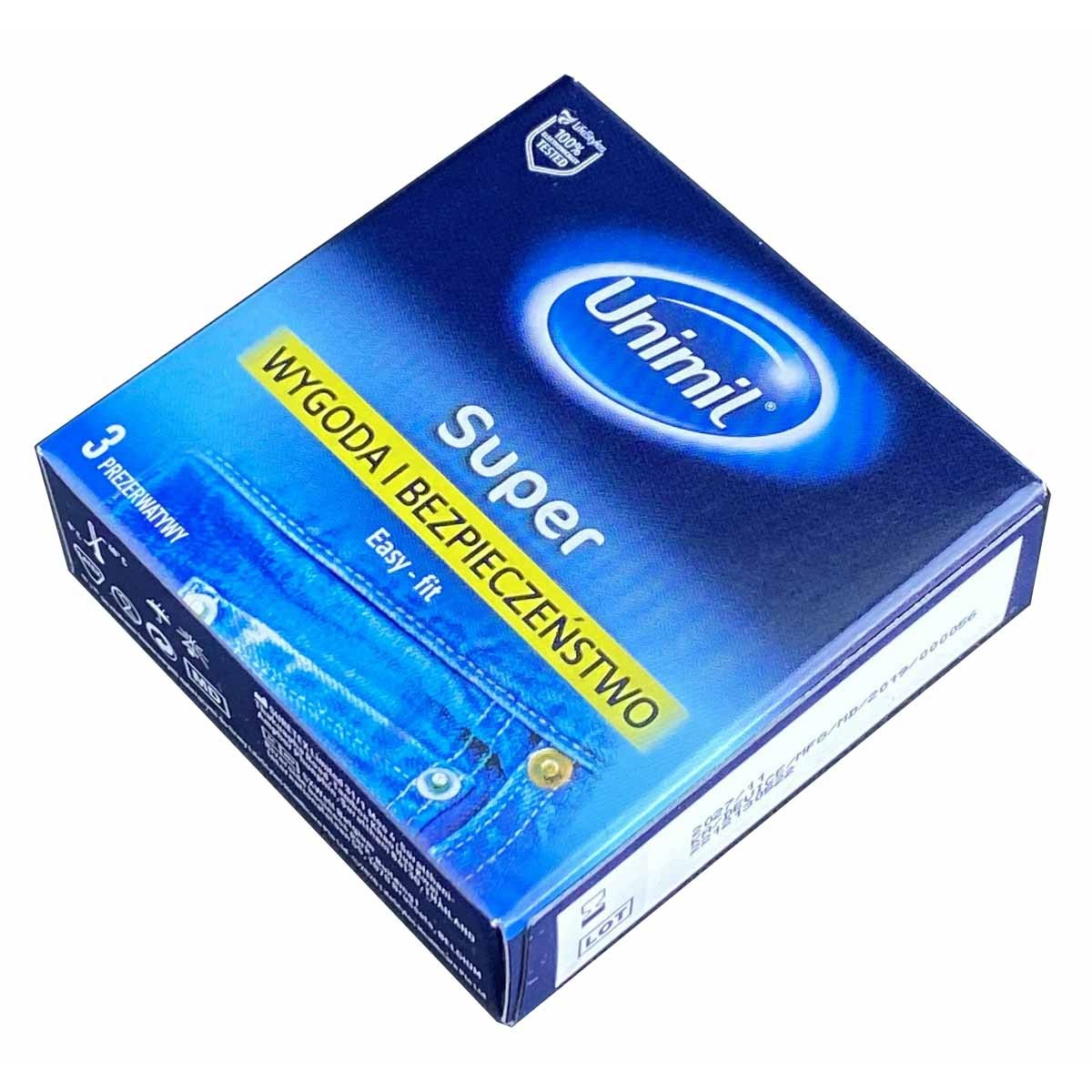 Презервативы UNIMIL Super 3шт