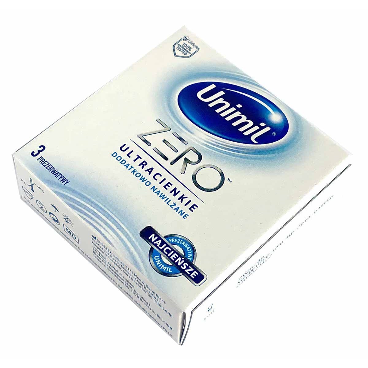 Kondome UNIMIL Zero 15 Stück (5 Packungen à 3 Stück)