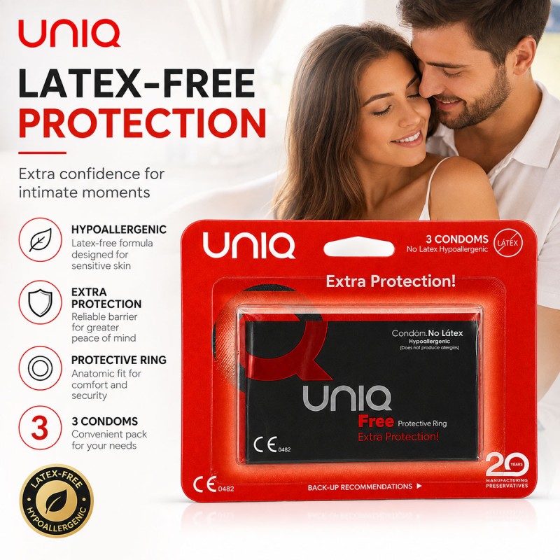 UNIQ FREE Non-Latex Condoms 3 pcs
