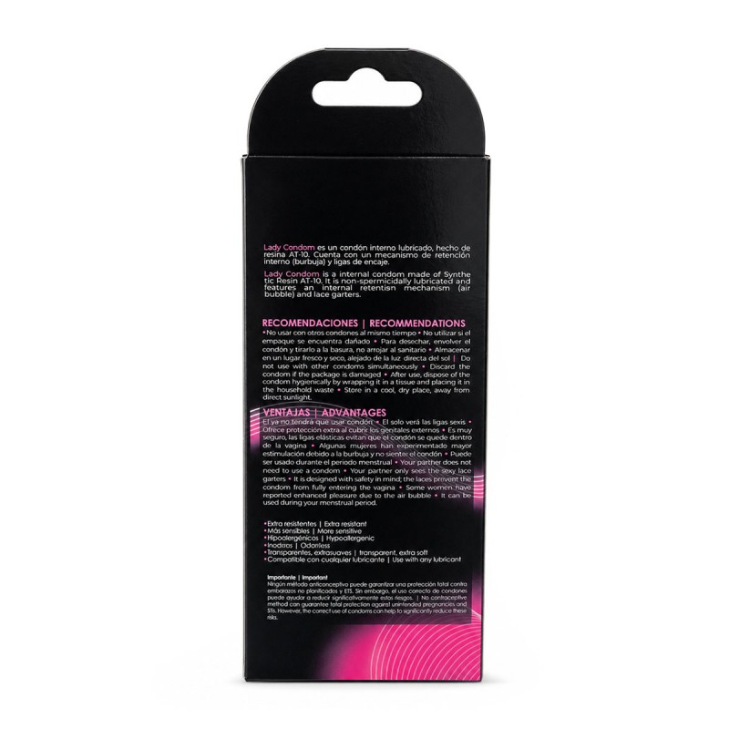 Female condoms UNIQ Lady 3 pcs