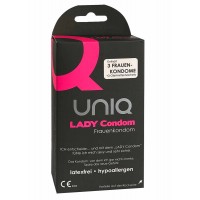 Женские презервативы UNIQ Lady Condom безлатексные 3 шт
