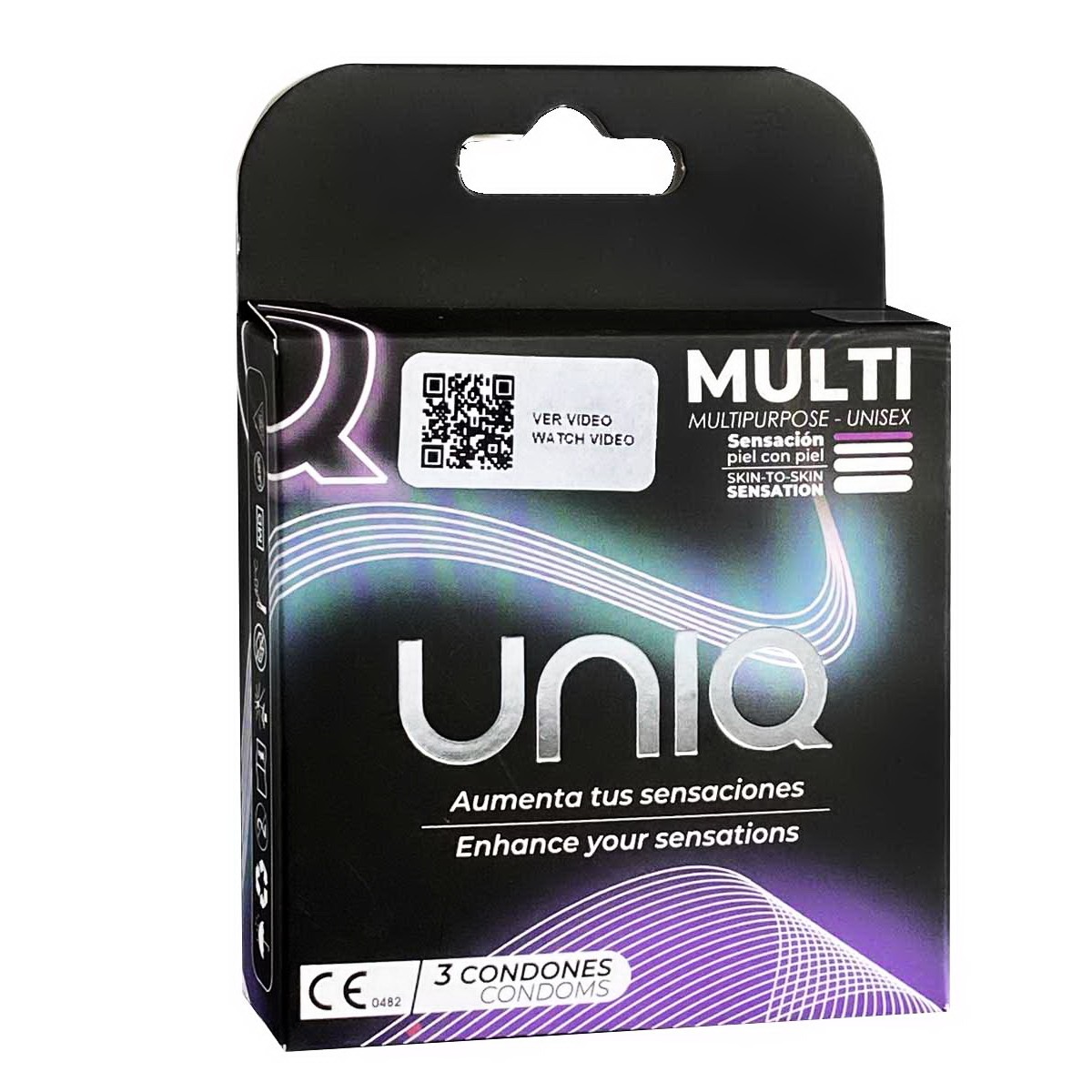 Female Condoms UNIQ MULTI SEX 3 pcs — universal panties