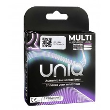 Prezerwatywy damskie UNIQ MULTI SEX 3 szt.